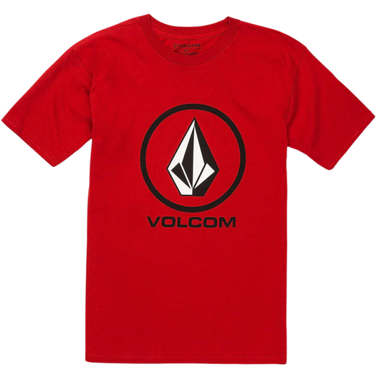 Volcom Crisp Stone Short Sleeve T-Shirt - Red
