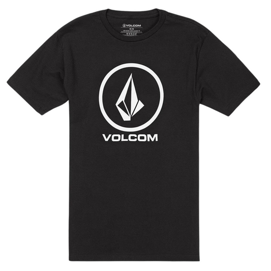 Volcom Crisp Stone Short Sleeve T-Shirt - Black