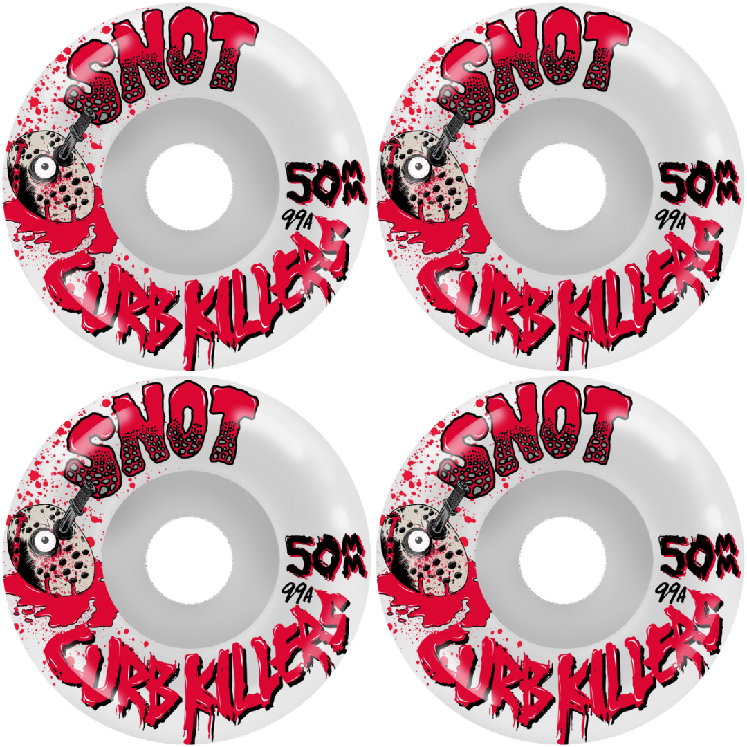 *PRE-ORDER* 50mm Snot Wheels Curb Killers 99a - White