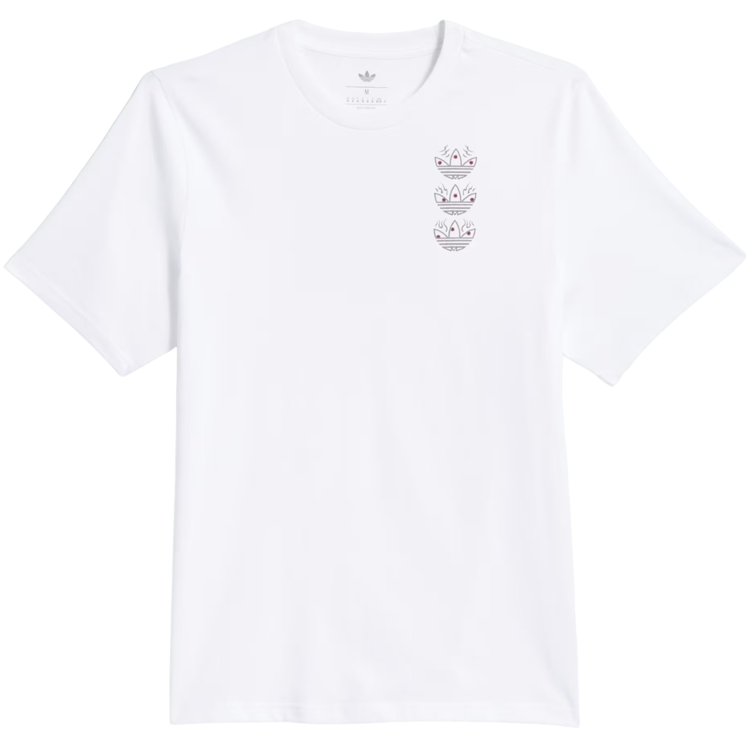 Adidas Skateboarding x Temple Of Skate Curb T-Shirt - White