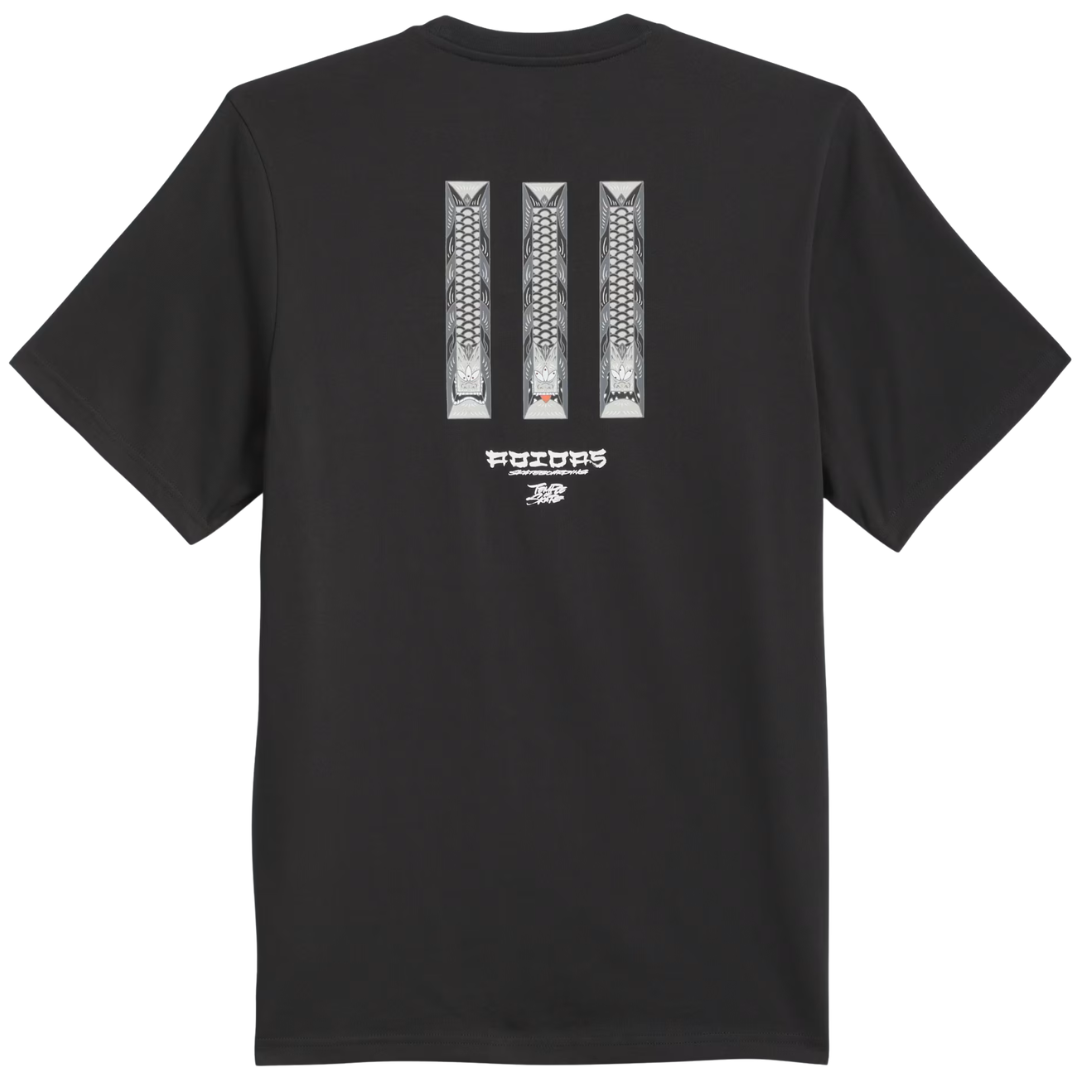 Adidas Skateboarding x Temple Of Skate Curb T-Shirt - Black