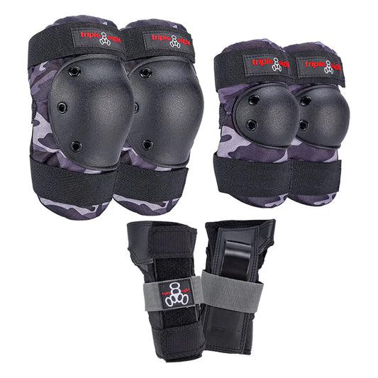 Triple 8 Saver Series Protective Pack Color Collection - Camo - Knee Pads, Elbow Pads, Wrist Guards