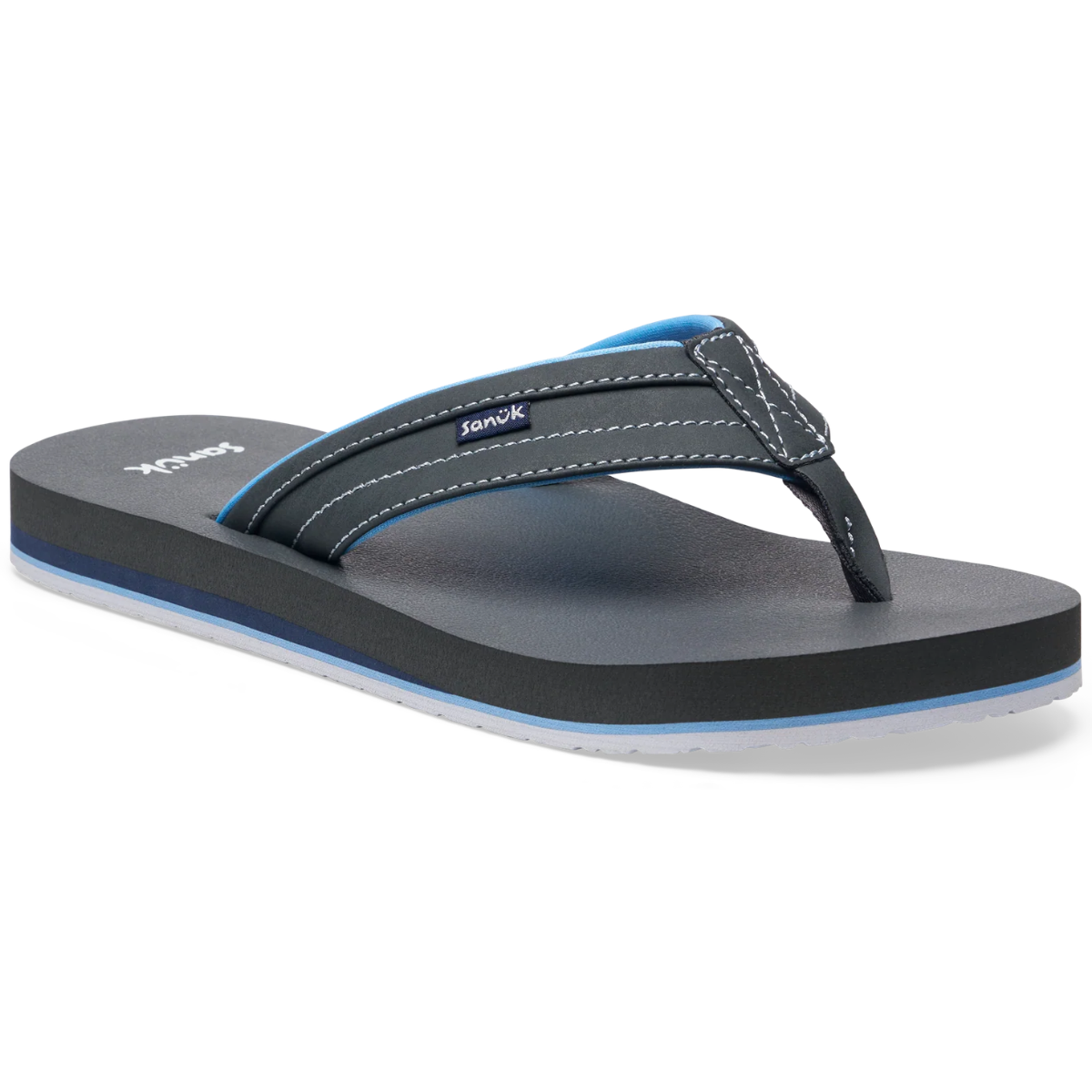 Sanuk Ziggy Men's Flip Flops - Dark Shadow