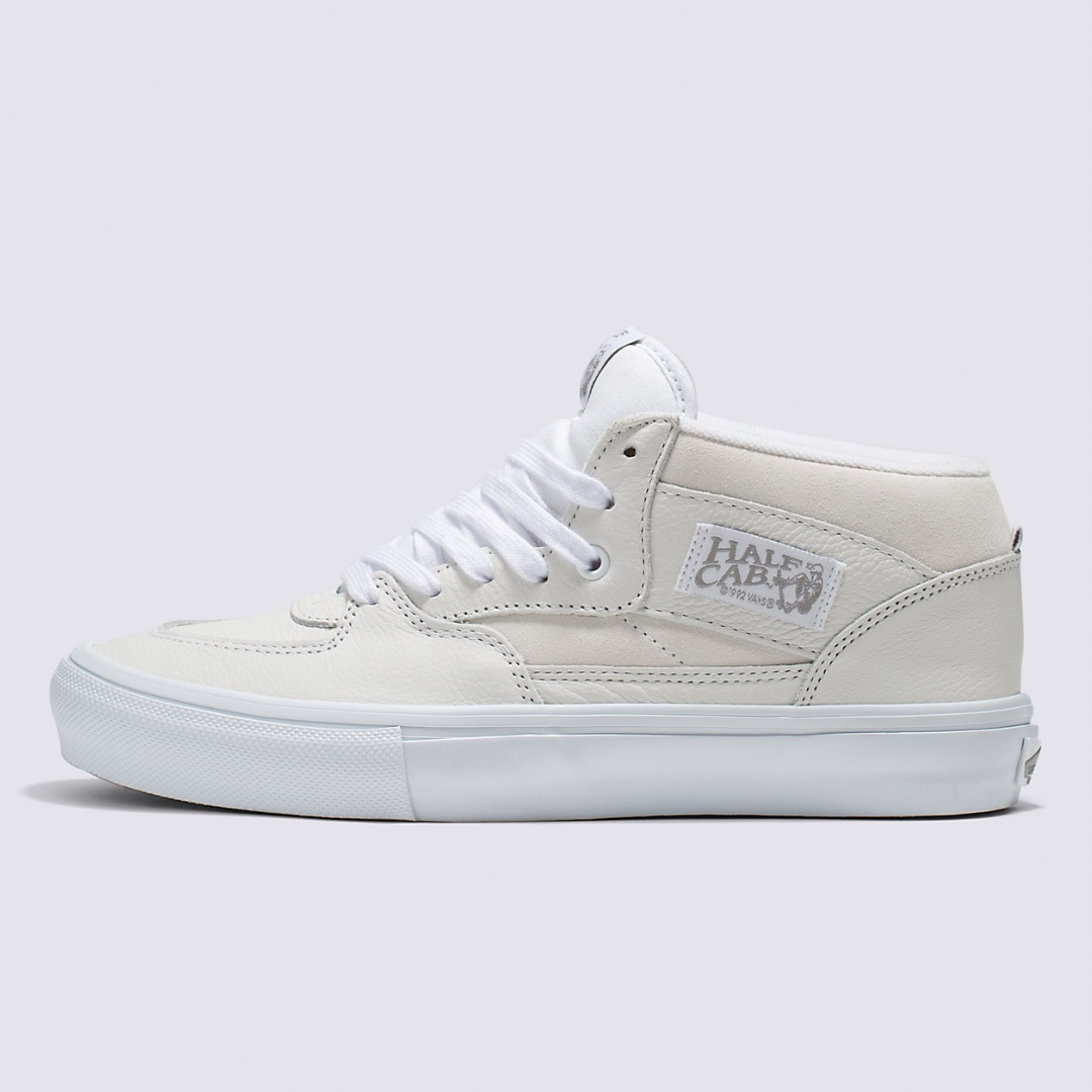 Vans Skate Half Cab Daz White / White Skate Shoes