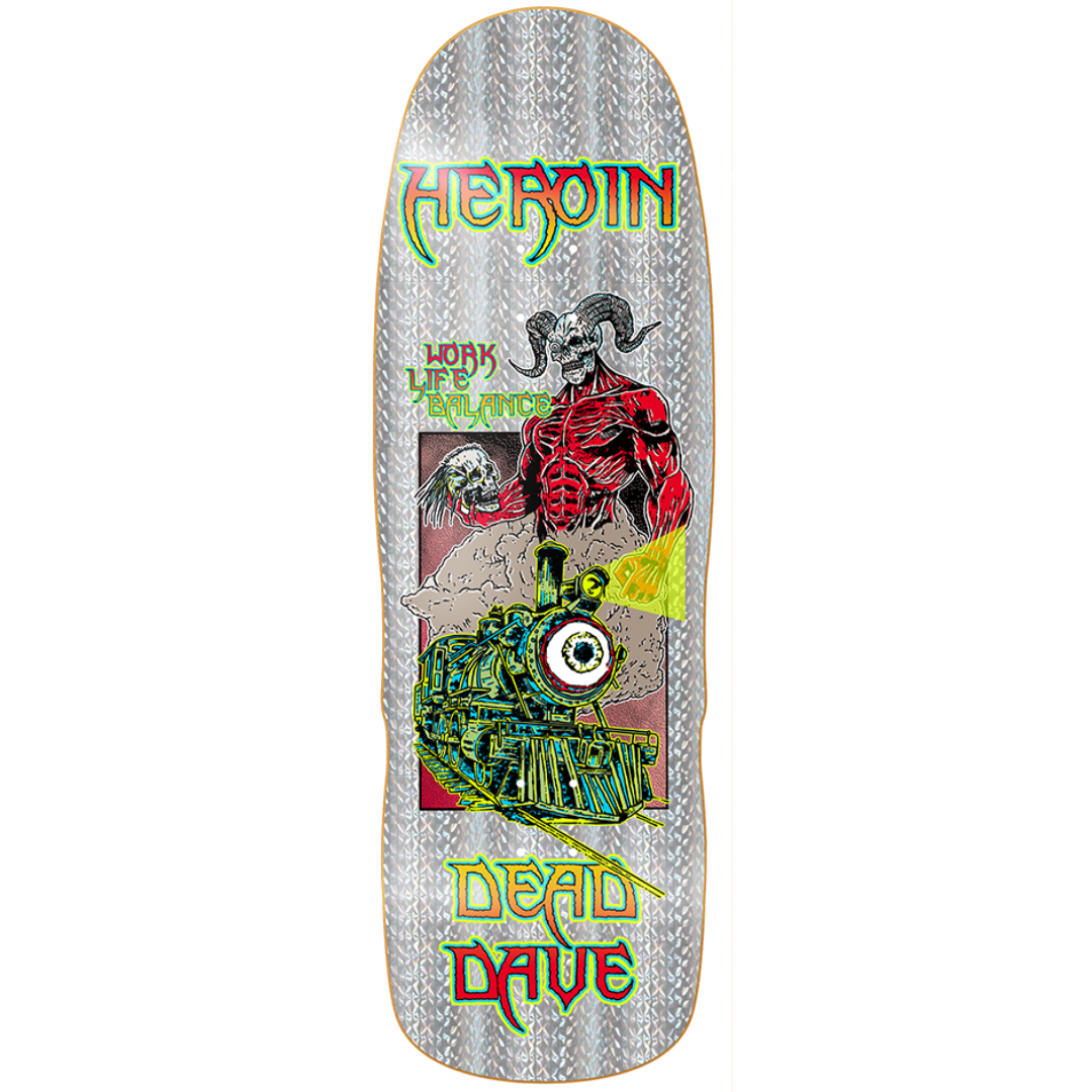 10.1" Heroin Skateboards Dead Dave Hellscape Deck