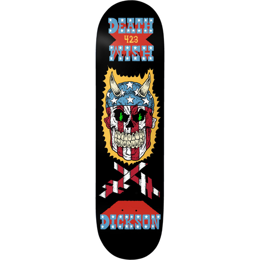 8.5" Deathwish Skateboards Jon Dickson 423 Deck