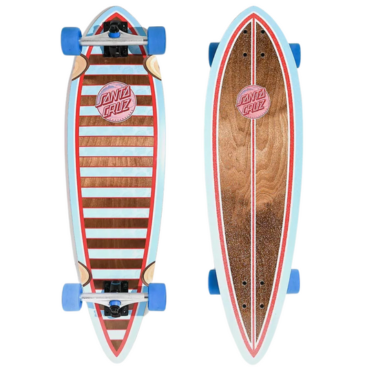 33" Santa Cruz Decorder Wave Pintail Longboard Complete