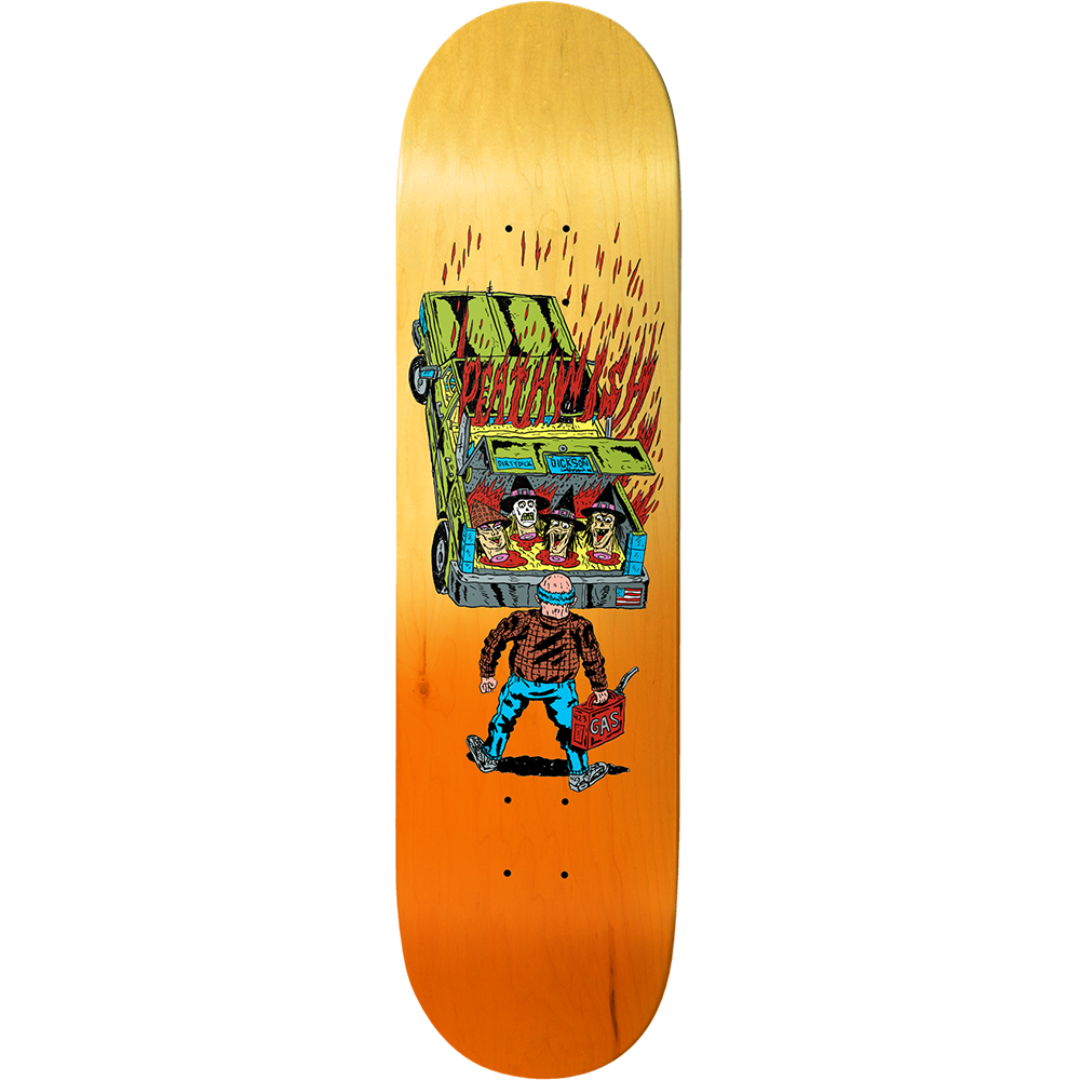 8.25" Deathwish Skateboards Jon Dickson Full Heat Deck