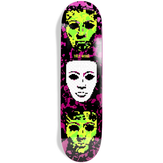 9.0" Opera Trey Wood Digital Skateboard Deck