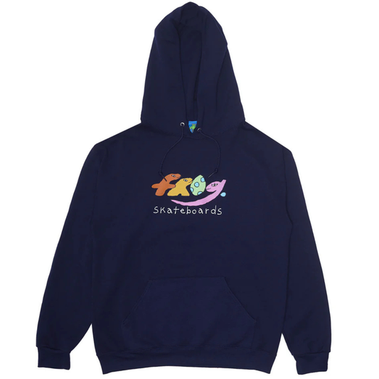 Frog Skateboards Dino Logo Hoodie - Navy