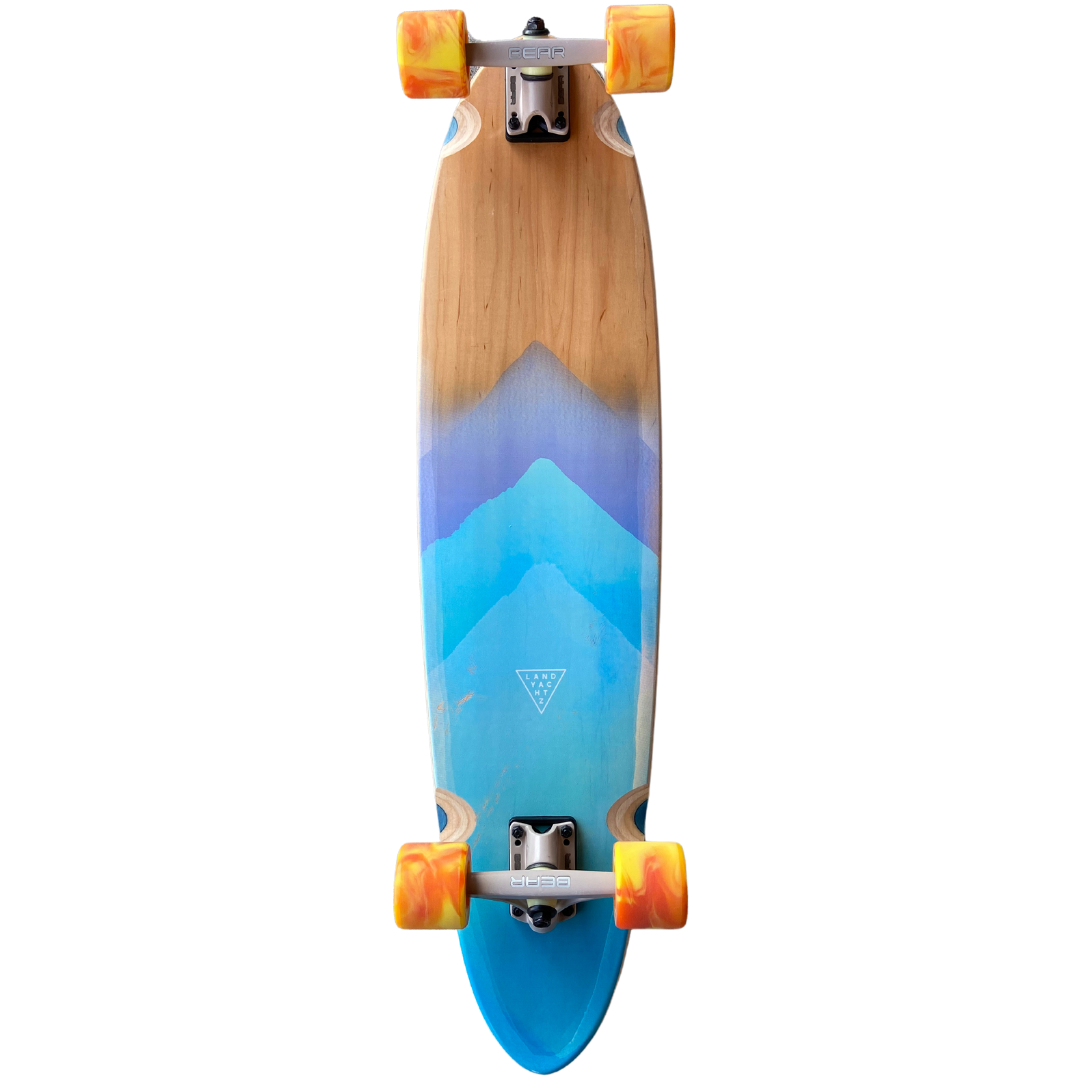 *BLEMISHED* 36" Landyachtz Dipper Water Color Complete Longboard