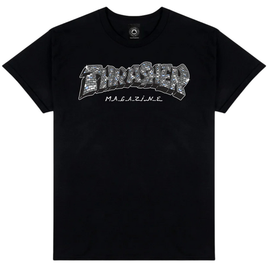 Thrasher Magazine Disco By Spanky T-Shirt - Black