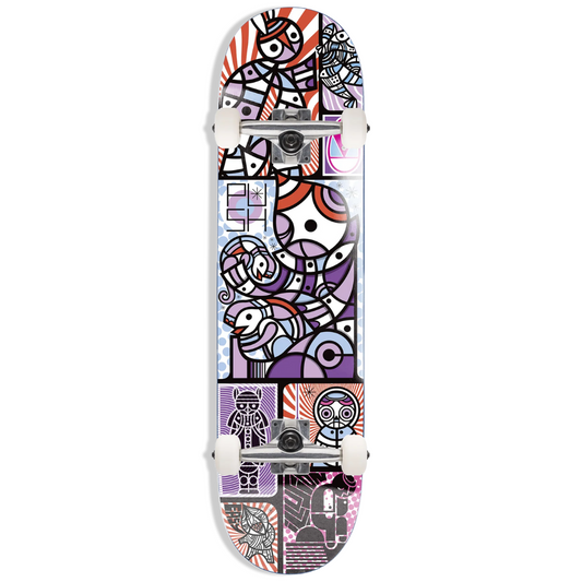 8.25" Push Don Pendleton Collage Guest Complete Skateboard
