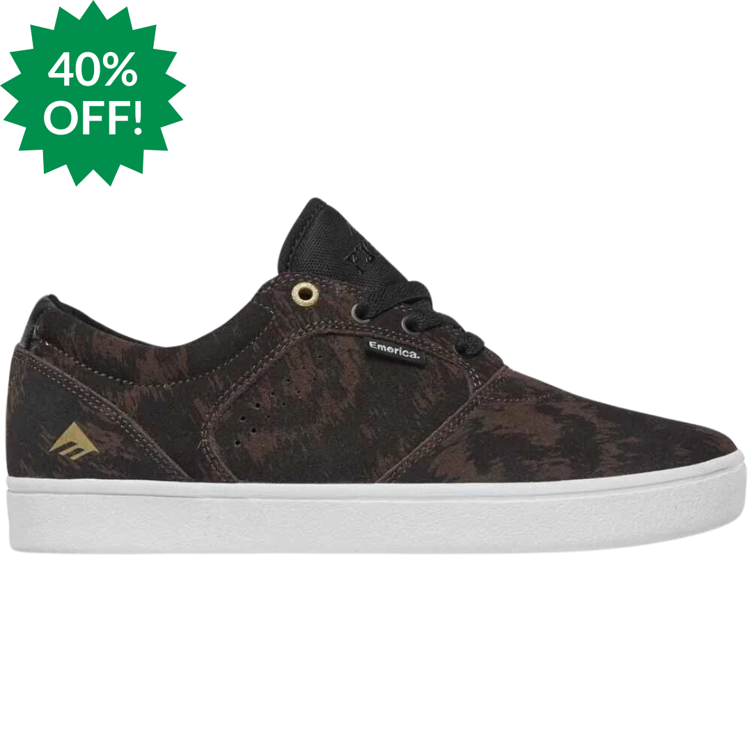 Emerica Figgy Dose Brown Skate Shoes