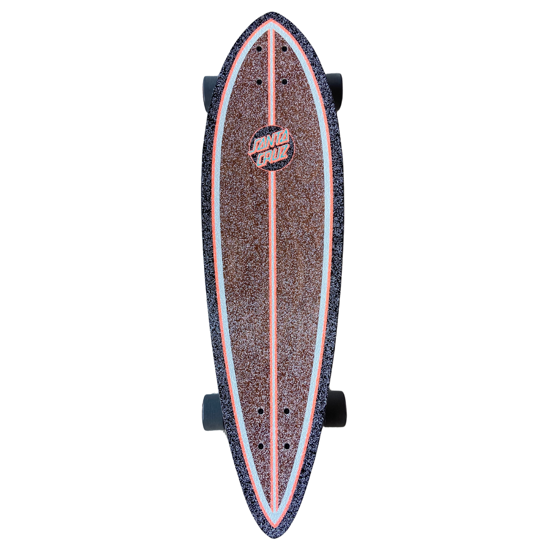 *BLEMISHED* 33" Santa Cruz Splice Dot Pintail Longboard Complete (1)