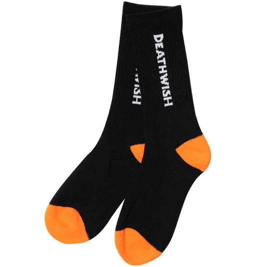 Deathwish Carpenter Socks - Black / Orange