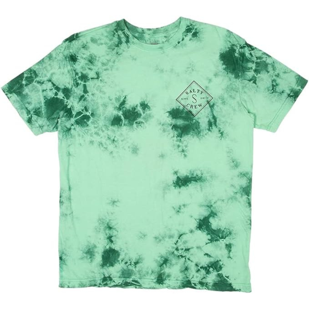 Salty Crew Tippet Tie Dye Premium T-Shirt - Sea Foam Green