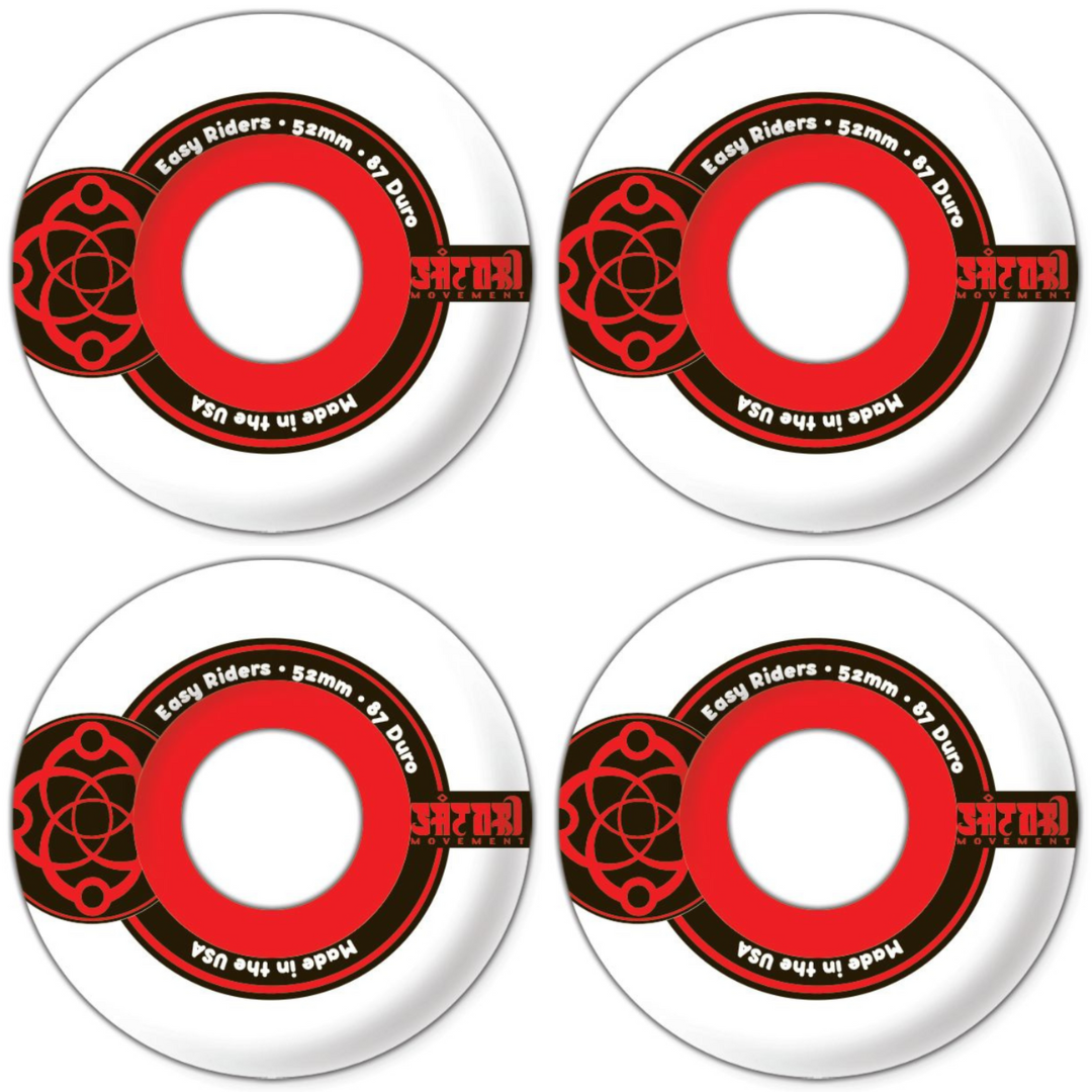 52mm Satori Wheels Easy Rider Cruisers 87a