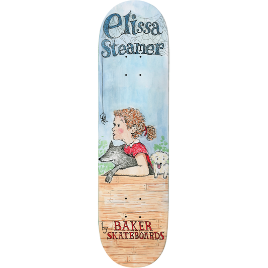 *PRE-ORDER* 8.25" Baker Elissa Steamer Elissa's Web Skateboard Deck