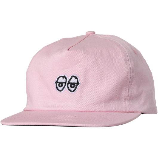 Krooked Skateboards Eyes Snapback Hat - Pink