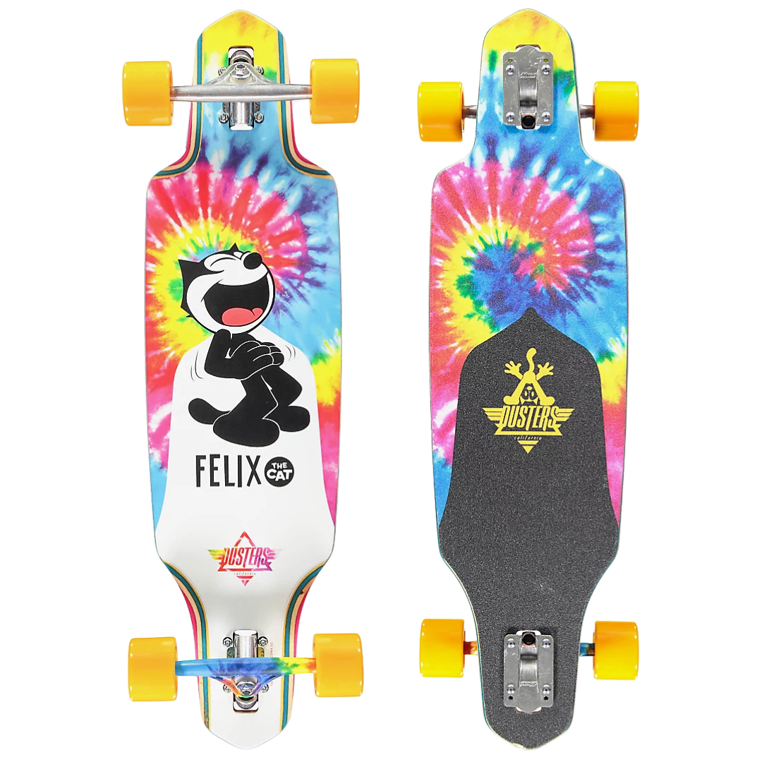 34" Dusters California x Felix The Cat Drop Through Longboard Complete