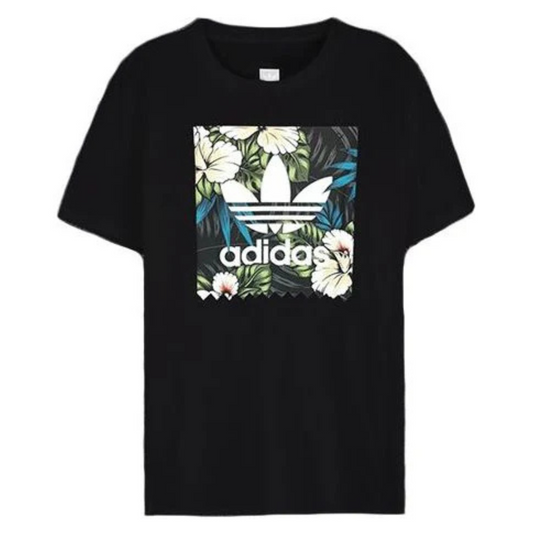 Adidas BB Flower Fill T-Shirt - Black