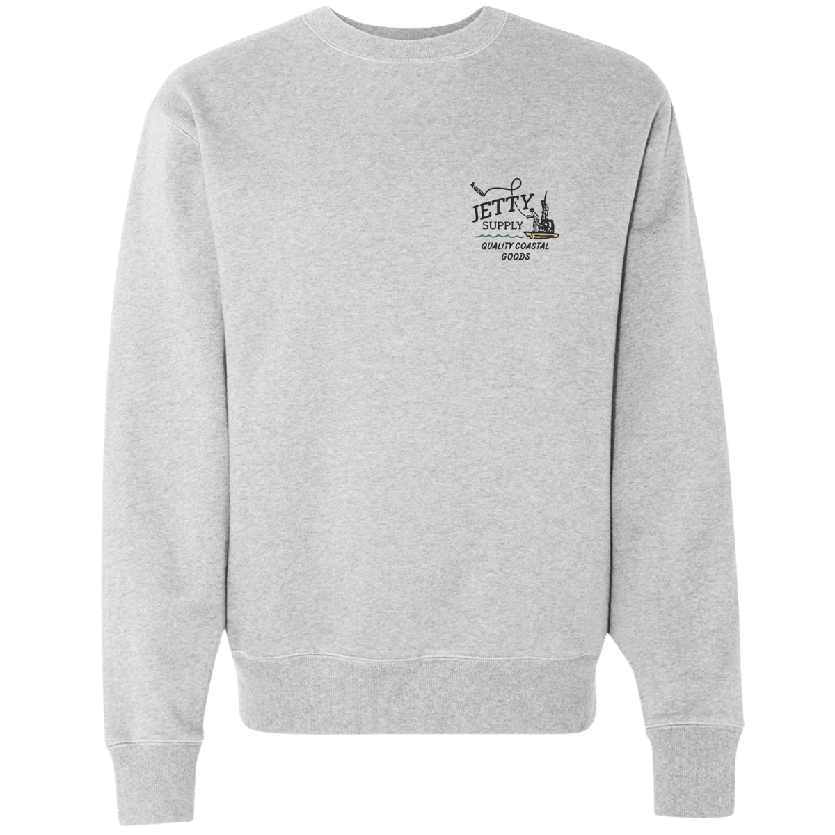 Jetty Flats Fleece Crewneck - Athletic Heather
