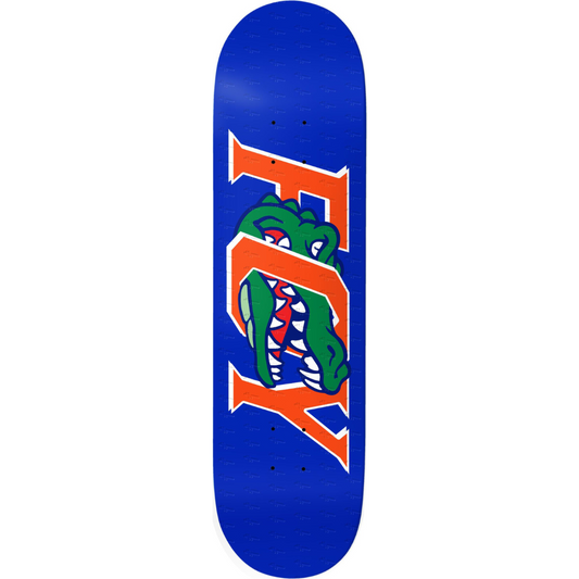 8.5" Deathwish Skateboards Jamie Foy Gator Blue Twin Tail Skateboard Deck