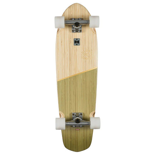 *BLEMISHED* 32" Globe Brand Big Blazer Bamboo / Olive Complete Skateboard Cruiser (2)