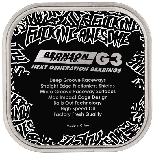 Fucking Awesome x Bronson Speed Co G3 Bearings - Black