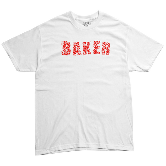 Baker Skateboards Get Lost T-Shirt - White / Red