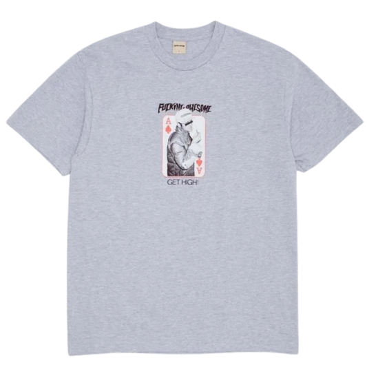 Fucking Awesome x Independent Trucks Get High T-Shirt - Ash Heather Grey