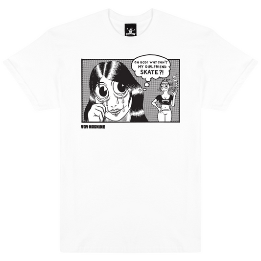 Thrasher Magazine x Toy Machine Girlfriend T-Shirt - White