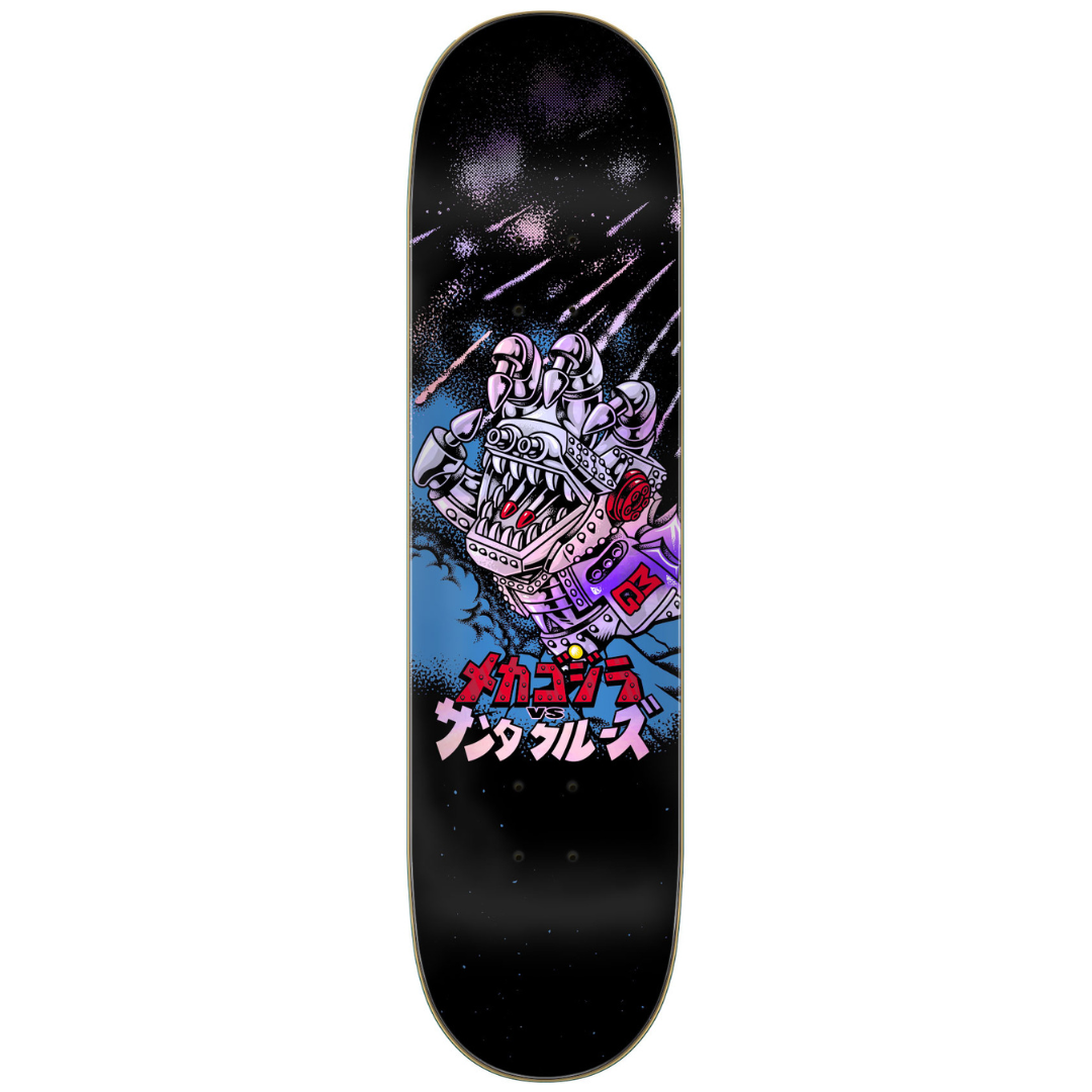 Godzilla x Santa Cruz 8.0" Mecha Hand Skateboard Deck