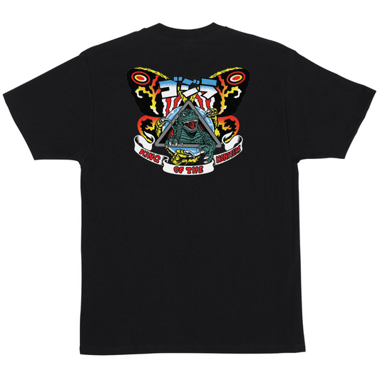 Godzilla x Santa Cruz Natas Mothra T-Shirt - Black