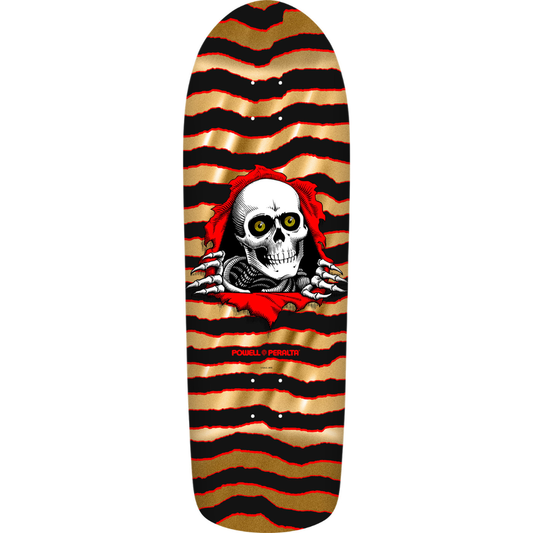 9.89" Powell Peralta Old School Ripper Skateboard Deck Gold Foil