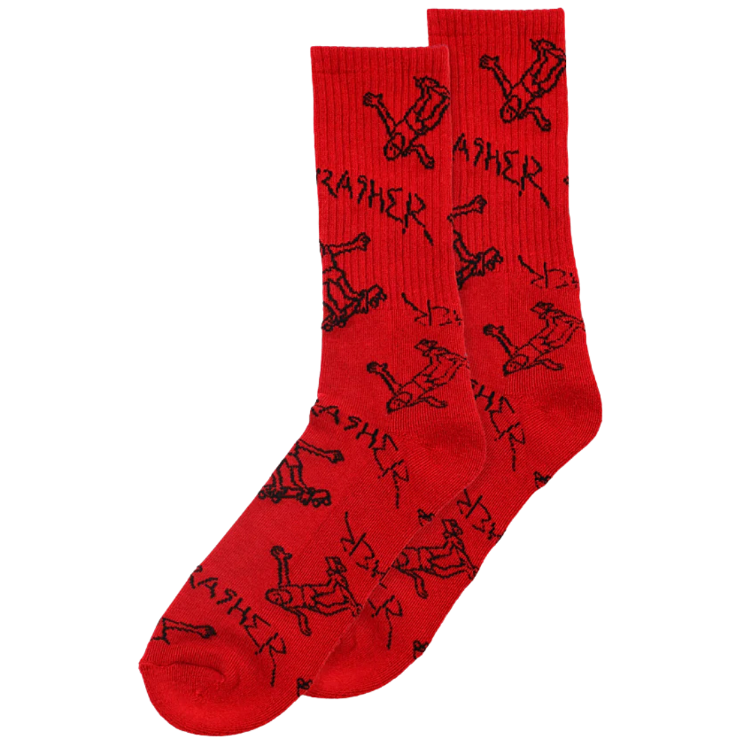 Thrasher Magazine Gonz Socks - Red