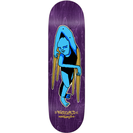 9.0" Krooked Gonz Lay Lying Skateboard Deck - Assorted Stains