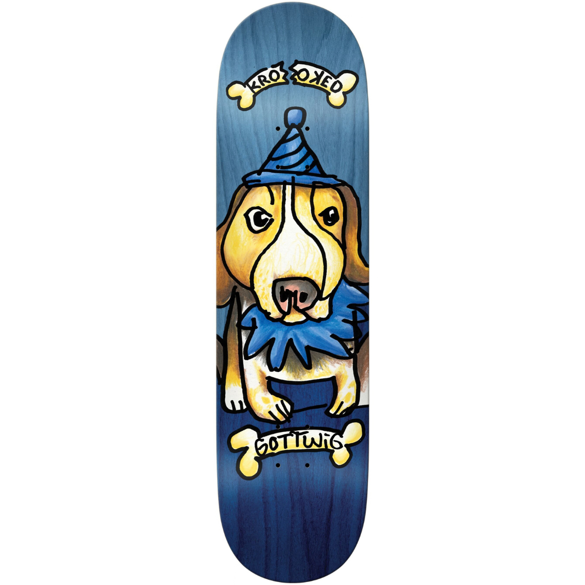 8.25" Krooked Gottwig Bluueberry Skateboard Deck