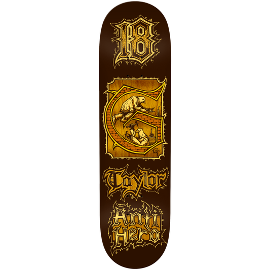 8.38" Anti-Hero Grant Taylor Medieval Skateboard Deck