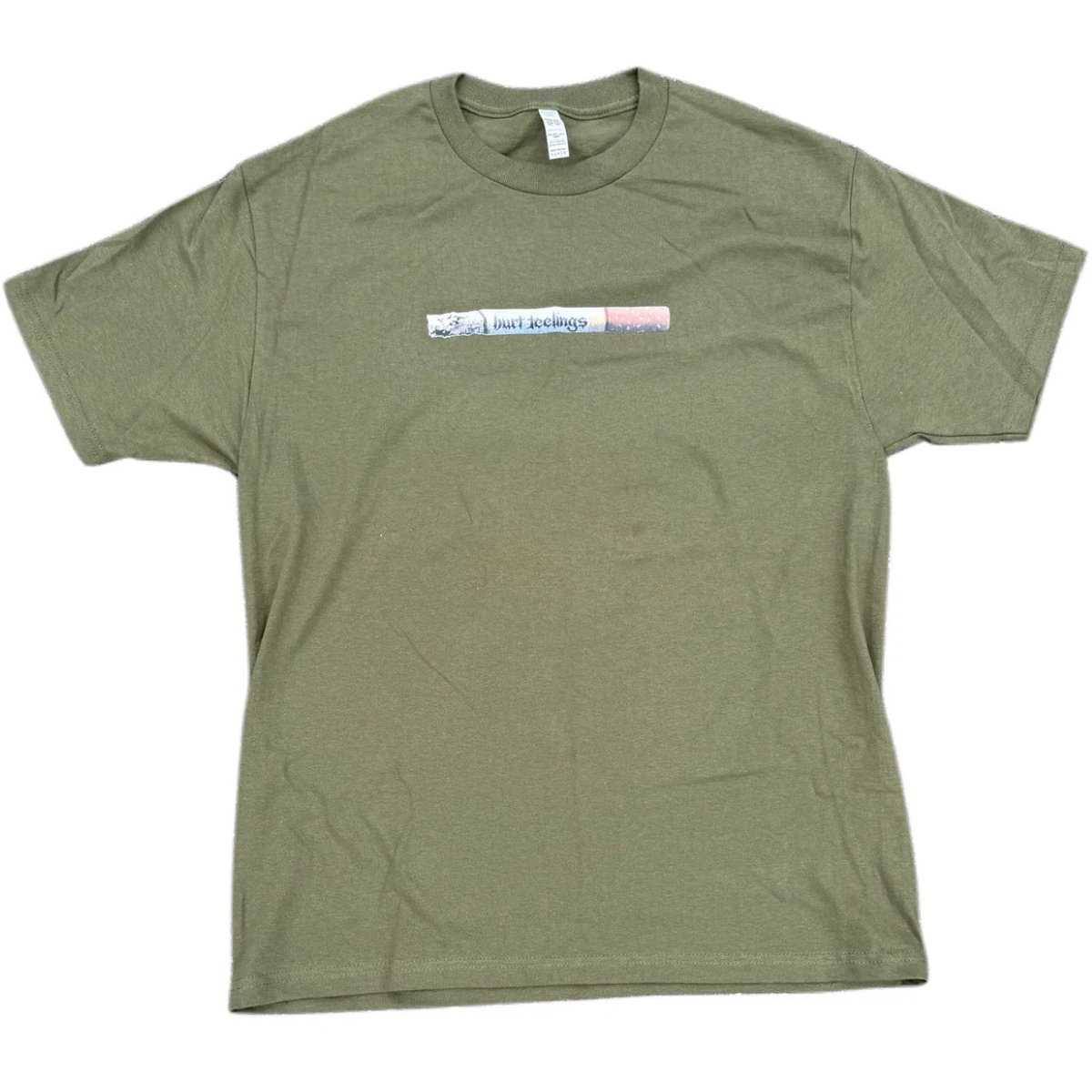 Hurt Feelings Cig T-Shirt - Army Green
