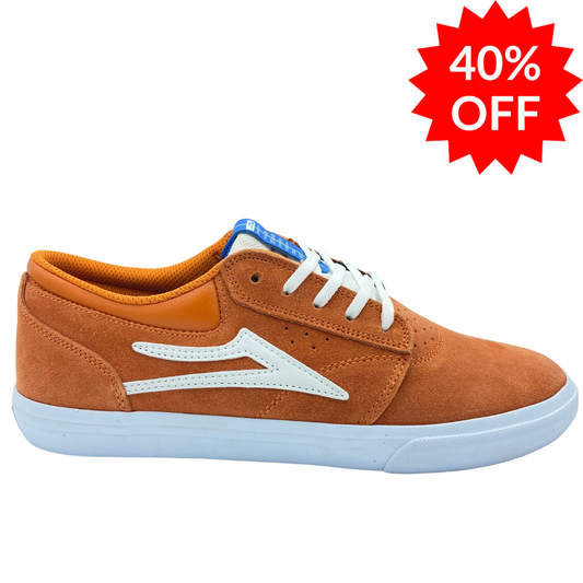 Lakai Griffin Skate Shoes - Orange Suede