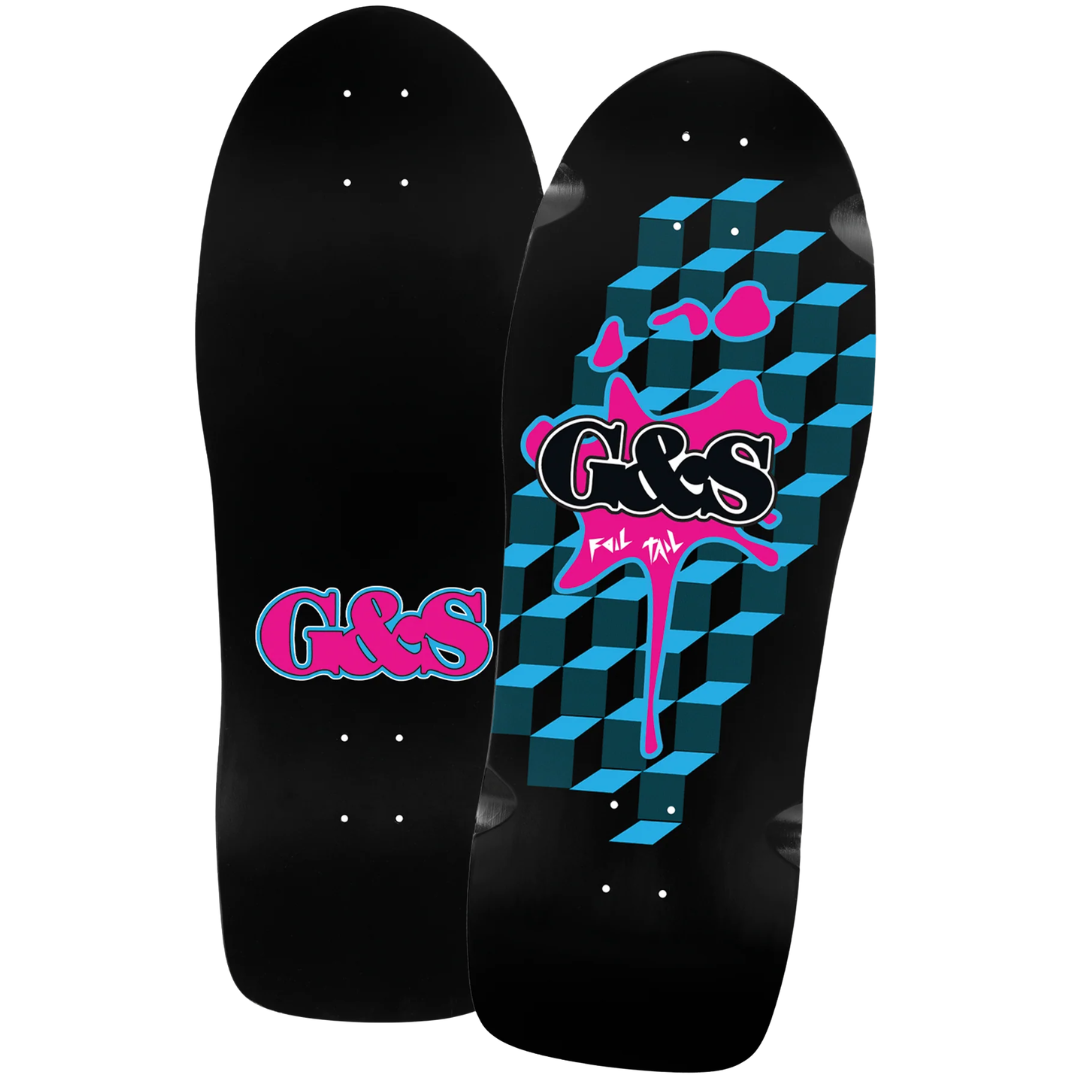10.5" G&S Foil Tail 1984 Reissue Skateboard Deck