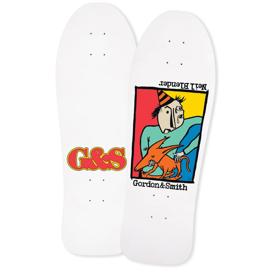 10.0" G&S Limited Collector's Edition 1985 Neil Blender Rocking Dog Skateboard Deck