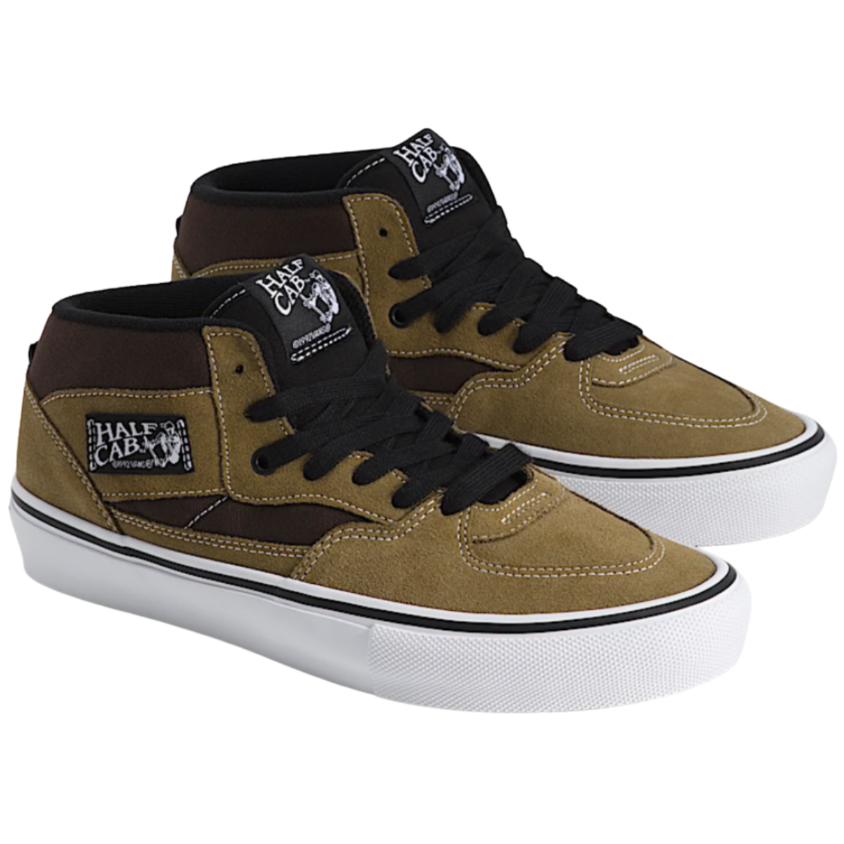 Vans Skate Half Cab Olive / Brown Skate Shoes