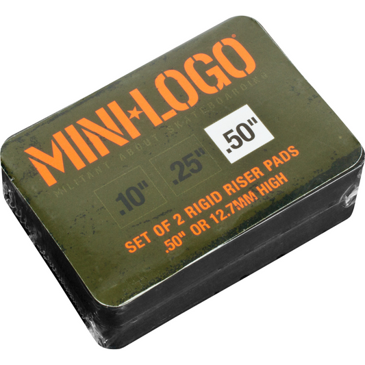 Mini Logo .50" Rigid Riser Pads 2 Pack