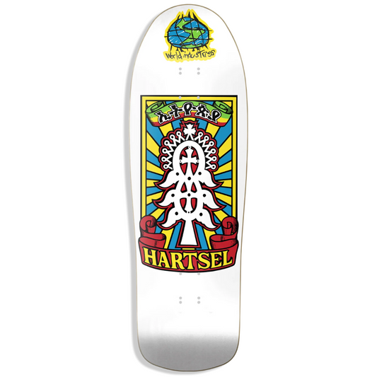 9.4375" Heritage World Industries Jeff Hartsel Yout Model Skateboard Deck