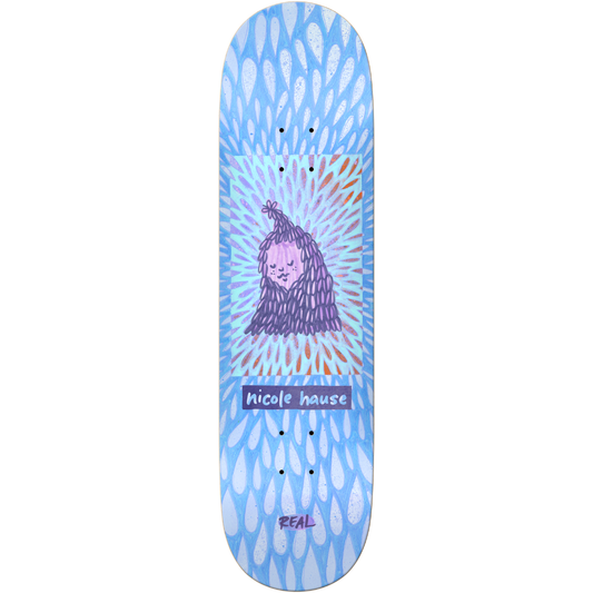 8.25" Real Nicole Hause Echoes Skateboard Deck - Art By Nora Vasconcellos