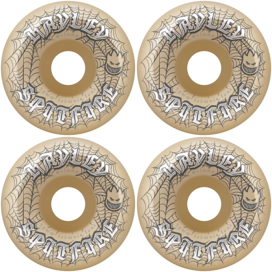 56mm Spitfire Formula Four F4 Hayley Wilson Webbed Conical Full Wheels 99a