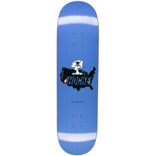8.5" Hockey Board Of Health Team Skateboard Deck - Shape 1